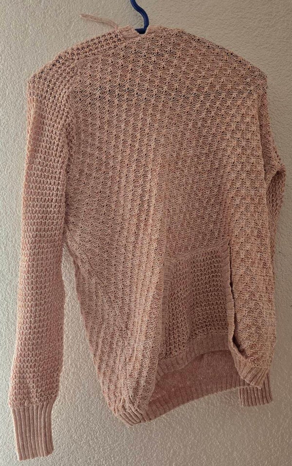 Sommerlicher Strickpulli Colours of the World Grösse S - Rosé/ Nude