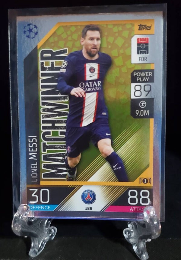 Tarjeta coleccionable Topps Match Attax 2022/2023 LIONEL MESSI