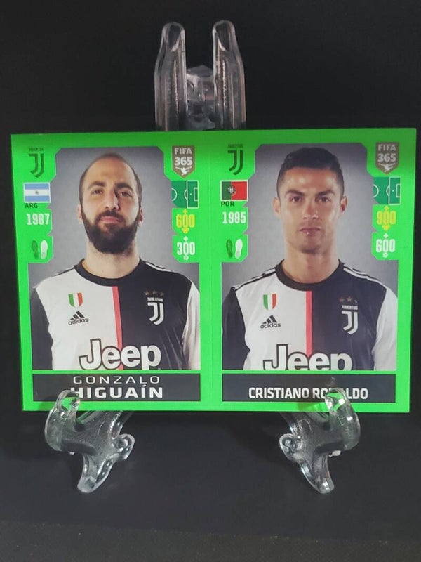 Panini FIFA 365 2020 - 249 - Gonzalo Higuaín - Cristiano Ronaldo/Juventus