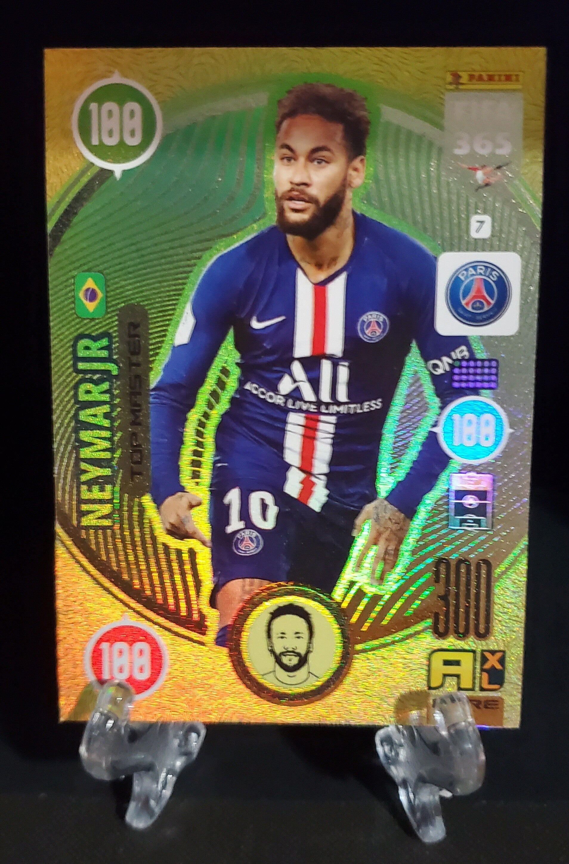 HOLOFOIL ADRENALYN XL 2021 FIFA 365 TOPMASTER NEYMAR JR RARO
