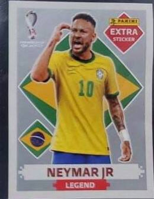 XTRA STICKER /  PLATA NEYMAR JUNIOR