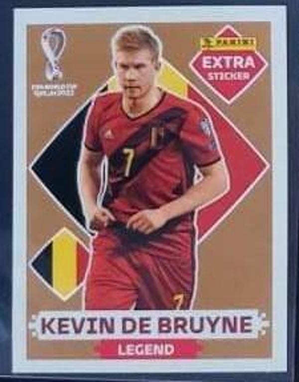 XTRA STICKER /  LEGEND BRONCE KEVIN DE BRUYNE