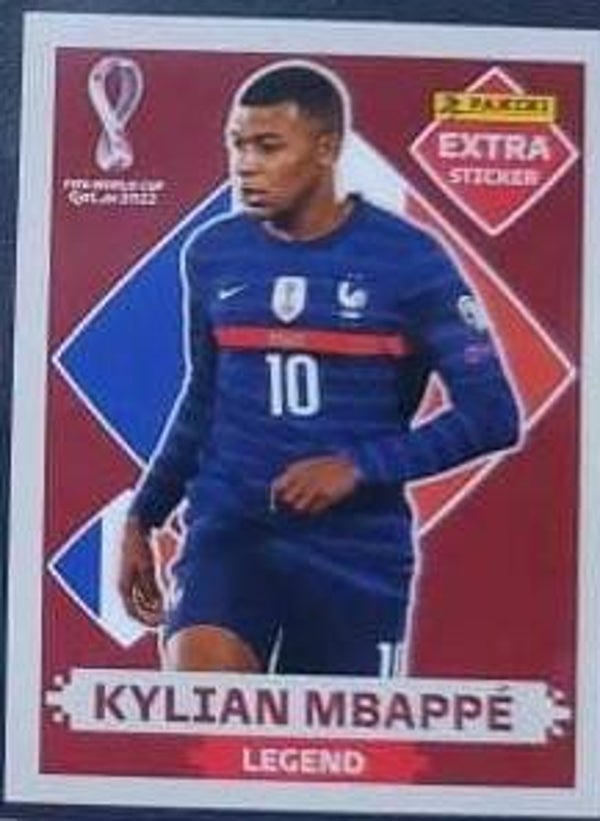 XTRA STICKER LEGENDS / BASE  KYLIAN MBAPPÉ