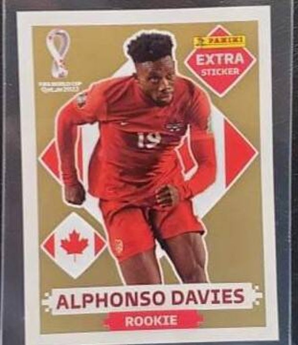 XTRA STICKER /  ROOKIES  BRONCE  Alphonso Davies (Canada)