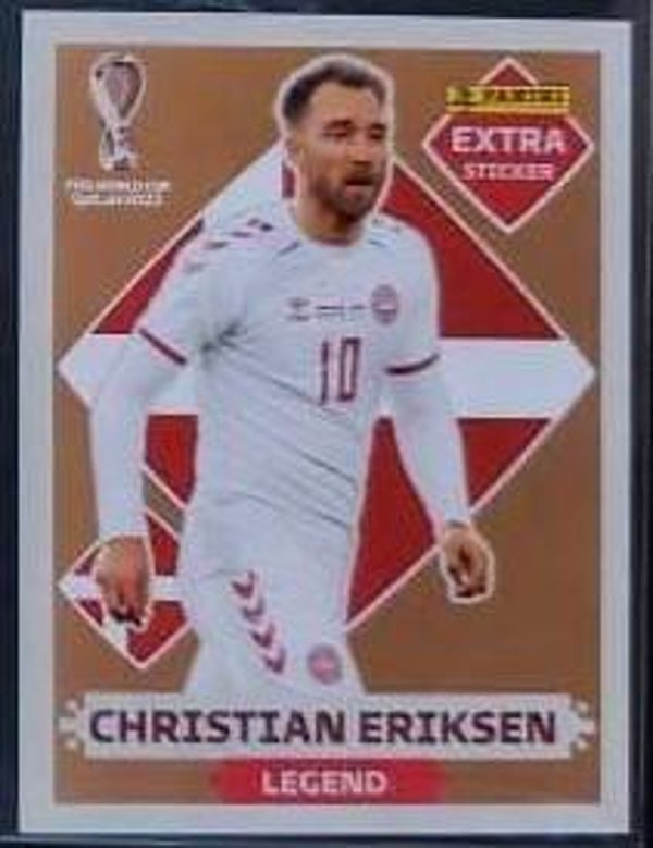 XTRA STICKER / LEGENDS  BRONCE Christian Eriksen (Denmark)