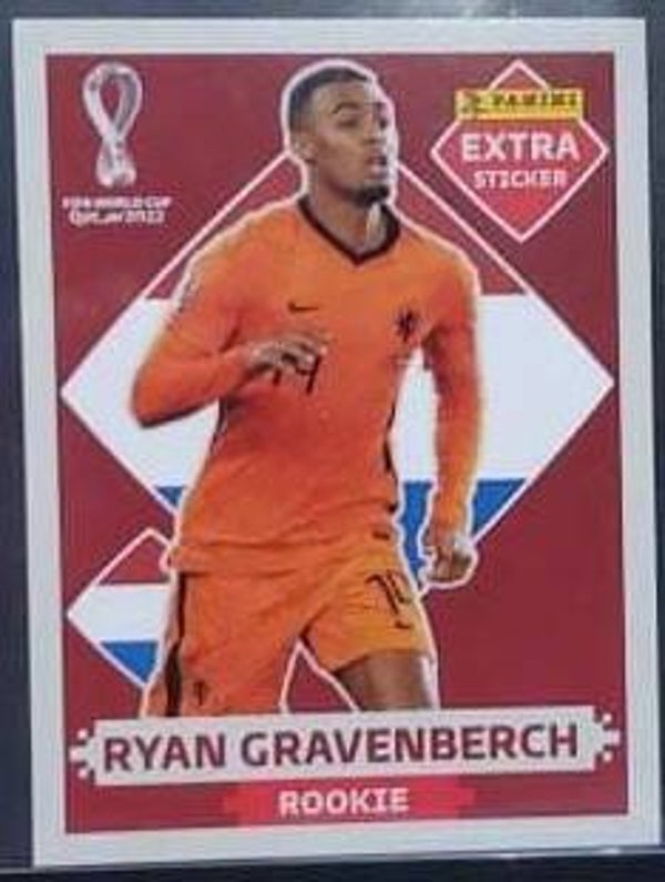 XTRA STICKER /  ROOKIES BASE  Ryan Gravenberch (Netherlands)