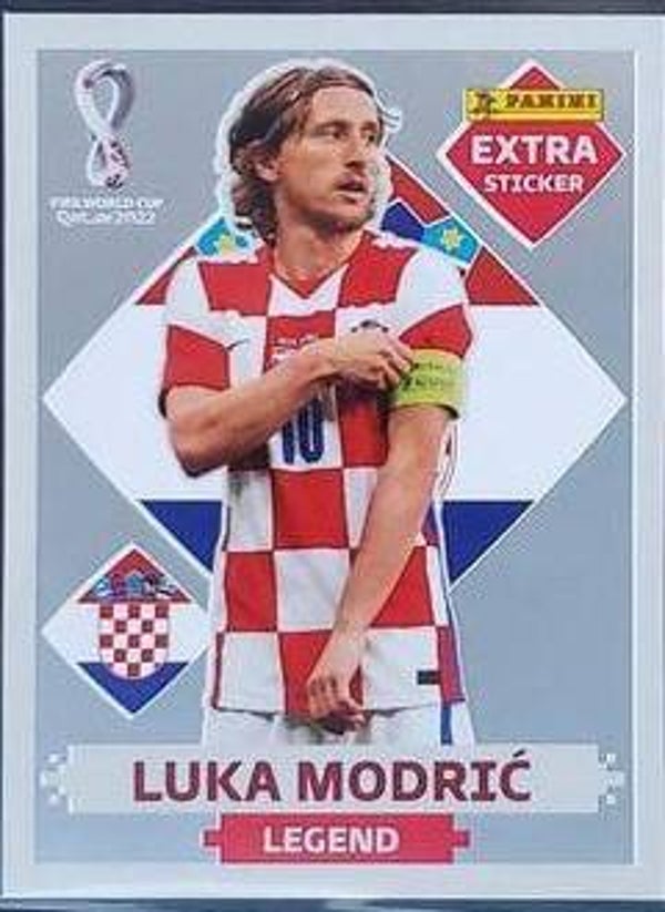 XTRA STICKER /  PLATA- LUCA MODRIC