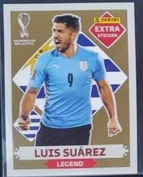 XTRA STICKER /  LEGEND GOLD LUIS SUAREZ