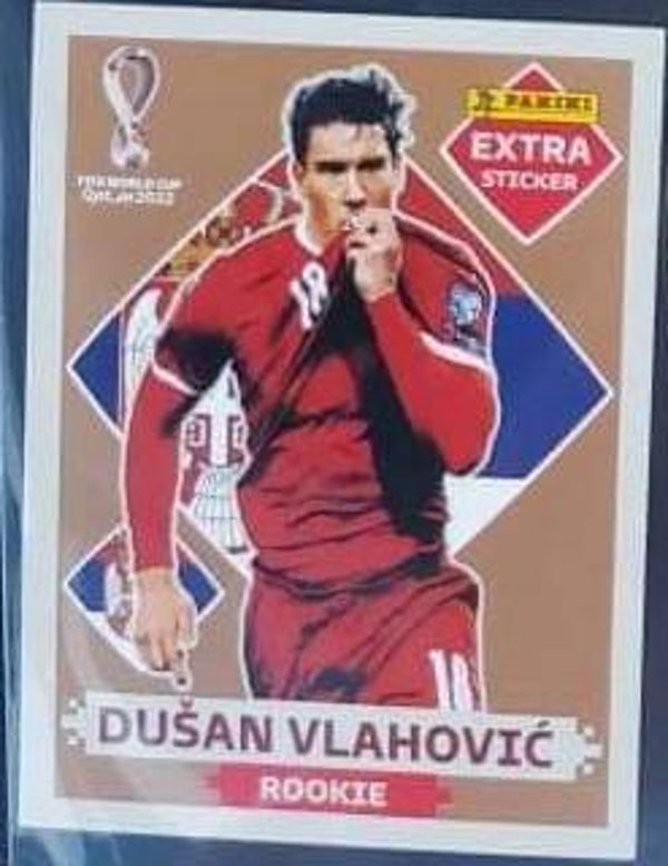 XTRA STICKER /  ROOKIES  BRONCE  Dušan Vlahović (Serbia)