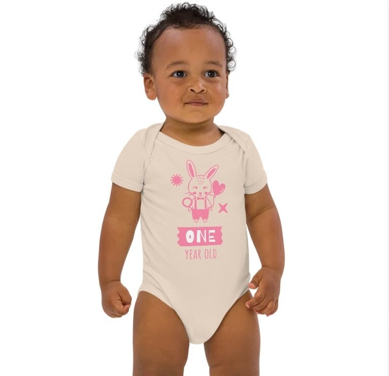 Babystrampler aus Bio-Baumwolle ONE MÄDCHEN