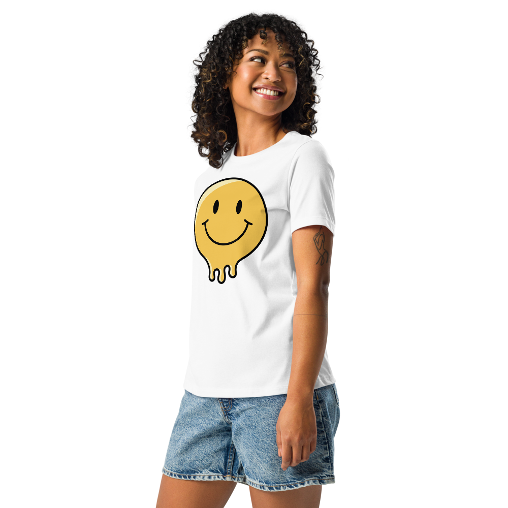 Lockeres Damen-T-Shirt SMILE
