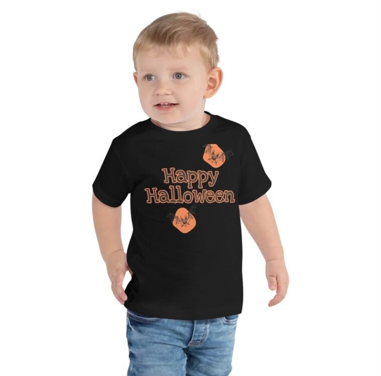 T-Shirt für Kleinkinder happy helloween