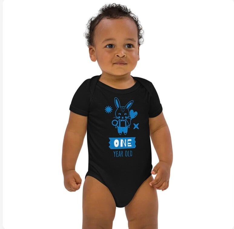 Babystrampler aus Bio-Baumwolle ONE JUNGE