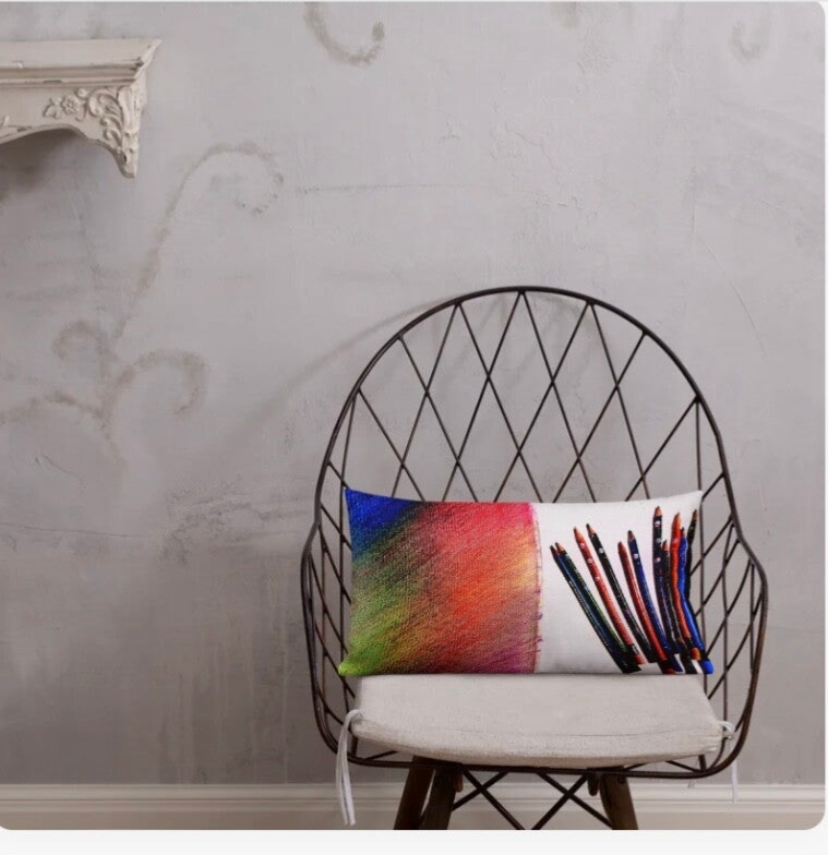 Premium Allover-Kissen Kunst