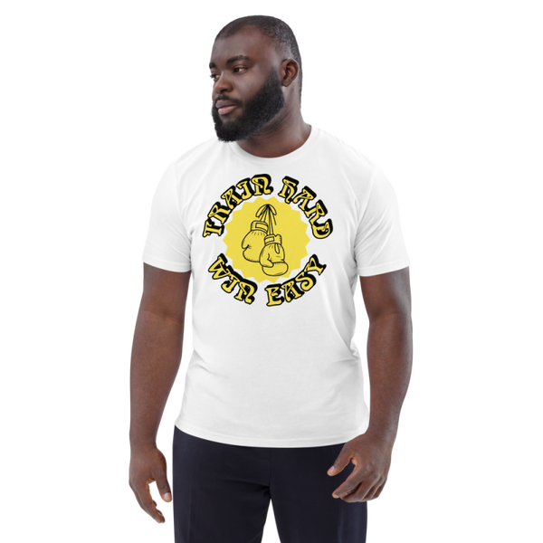 Herren-T-Shirt Train Hard Win Easy