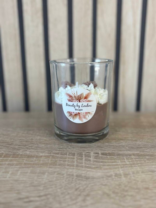Bougie chantilly saveur chocolat