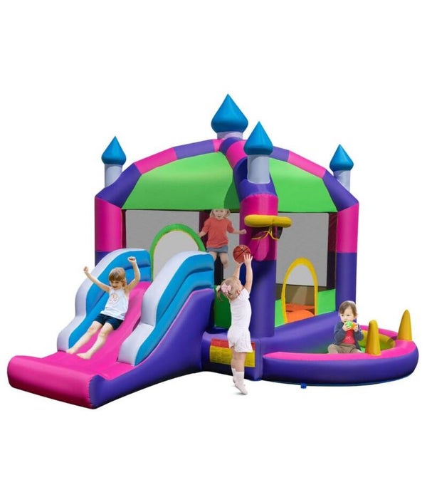 Overdekte Kasteel Springkussen (TE HUUR)