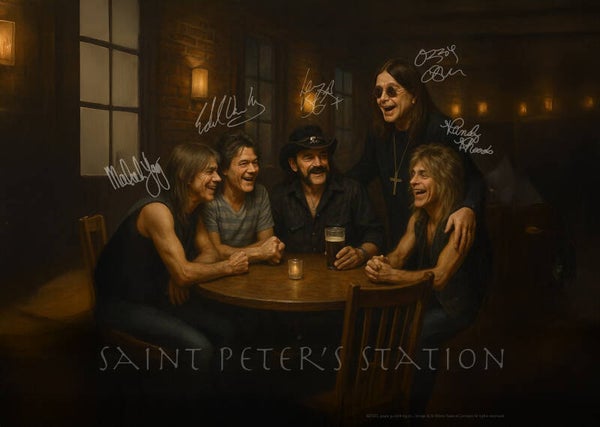 Ozzy & Friends: St Peter's Station Rock Legends Series of 200 prints