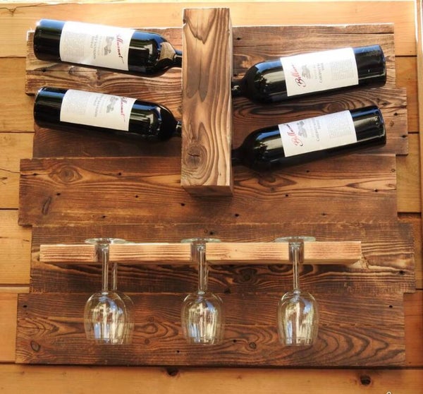 Weinregal aus Europaletten