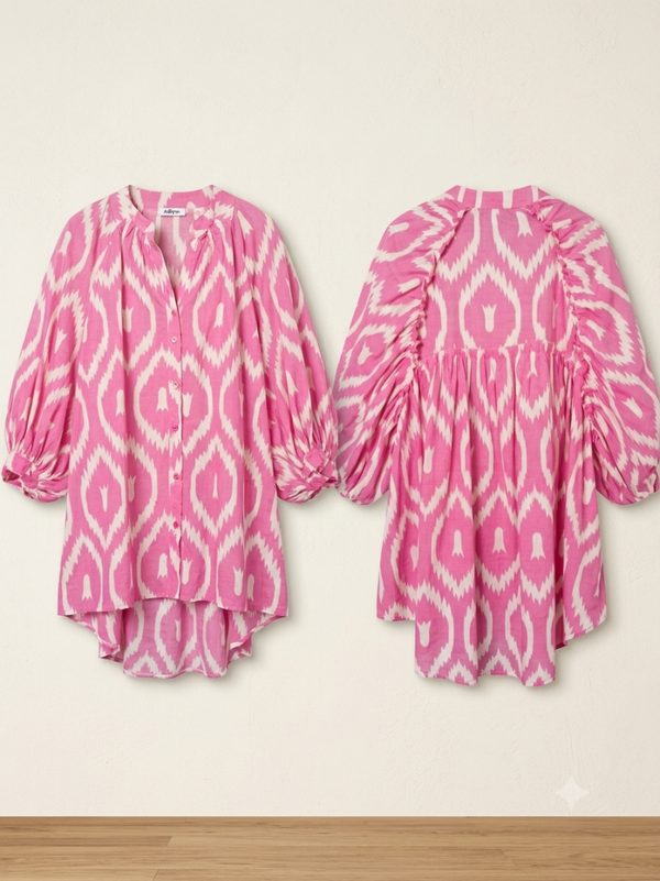 Prachtige Oversized Adilynn Blouse (Maat One Size)