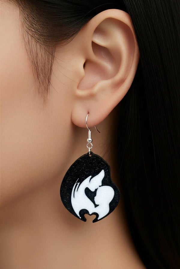 Mother and Child Earrings
