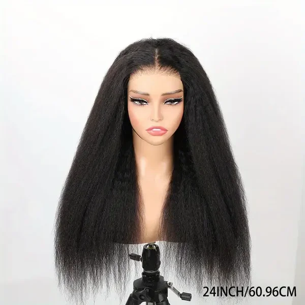 200% Densité Yaki Droit 13X6X1 Dentelle