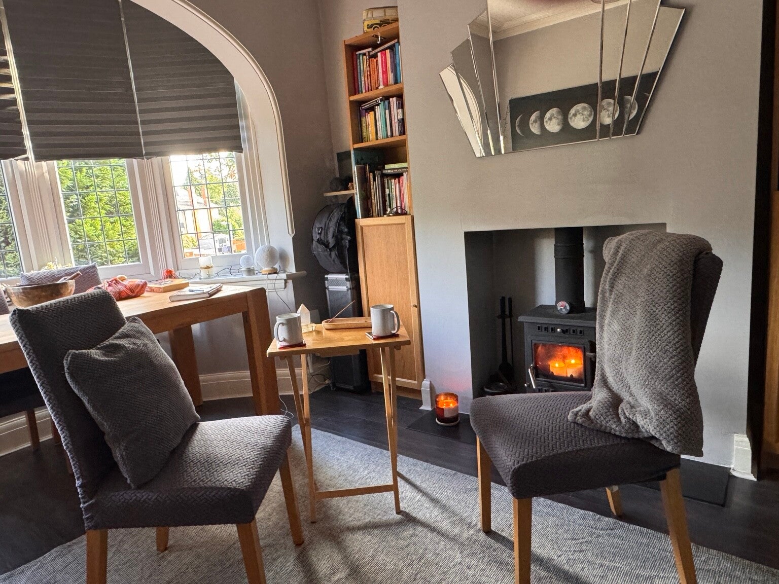 Wellbeing mentoring space at The Tycho Retreat in the West Midlands