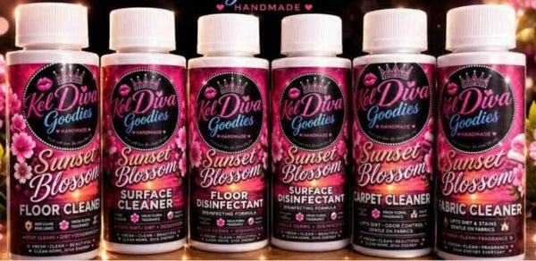 Full Range of Sunset Blossom Cleaning Products 🌸 🌇