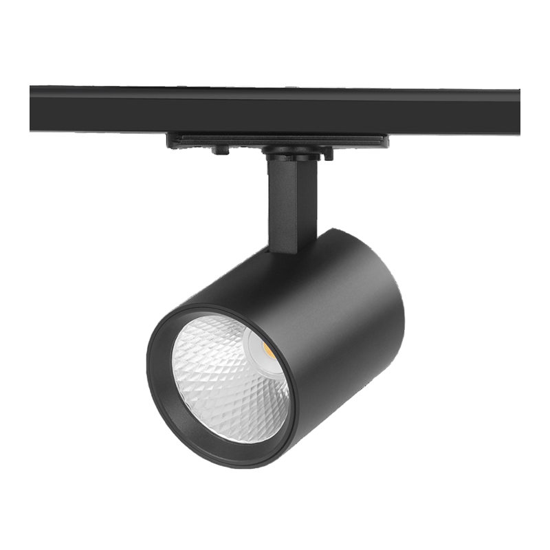 1-FASE RAILSPOT PANDO 10W ZWART CCT-SWITCH