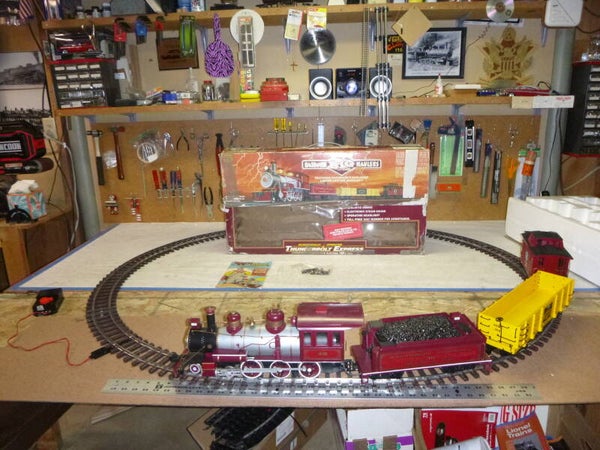 Bachmann Big Haulers G scale ATSF steam train set #90011 w/sound