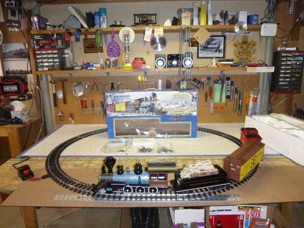 Bachmann Big Haulers Rocky Mountain Express G scale train set w/smoke, sound