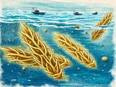 Phytoplancton cyanobacterie Trichodesmium