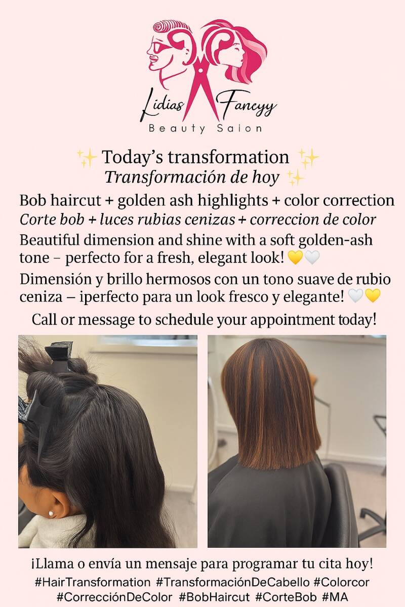 Bob &amp; Highlights | Corte bob y mechas