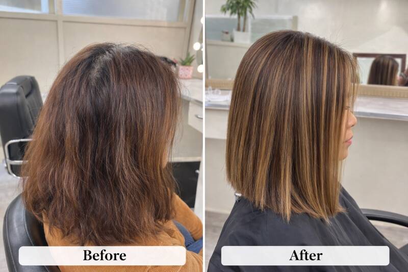 Haircut &amp; Highlights | Corte y mechas
