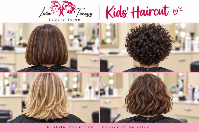 Kids’ Haircut $30+ | Fresh, comfortable cuts for children. Cortes cómodos y modernos para niños.