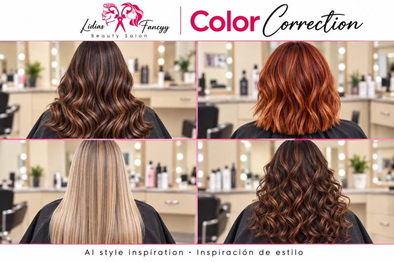 Color Correction $300+ | A personalized plan to refine uneven or unwanted tones. Plan personalizado para corregir tonos no deseados.