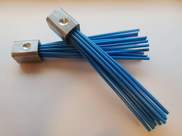 OKB - vervangborstel (set 6 st) L= 140 mm - ARIENS/LIMPAR - KUNSTSTOF