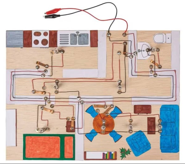 installation électrique maison pour enfants
