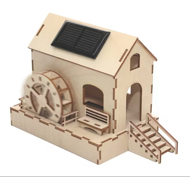 Moulin à eau solaire à assembler
