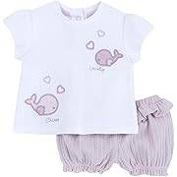 Chicco Ensemble T-Shirt et Short Combinaison Mixte Enfant