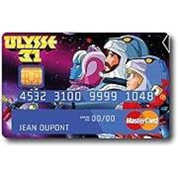 Sticker Autocollant Carte Bancaire - Ulysse 31