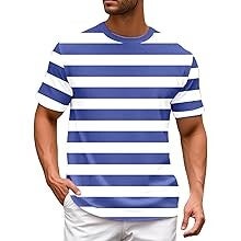 T-Shirt Homme Décontracté à Manches Courtes