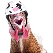 Casque de poule blanc élégant