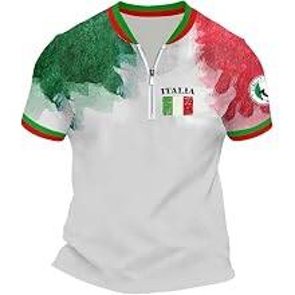 T-Shirt Technique à Manches Courtes Conception Italienne
