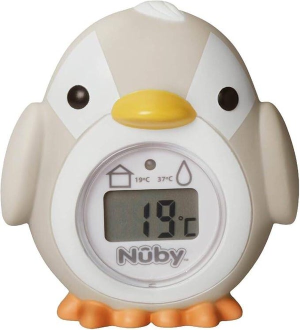 Nuby Thermomètre de Bain Bébé en Forme de Pingouin
