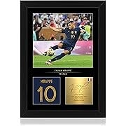 Win FC Kylian Mbappe Photo encadrée signée A4