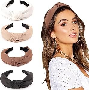4 Pièces Bandeaux pour Femmes et Filles