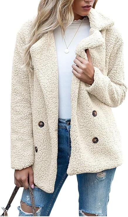 Manteau De Laine De Mouton Femmes