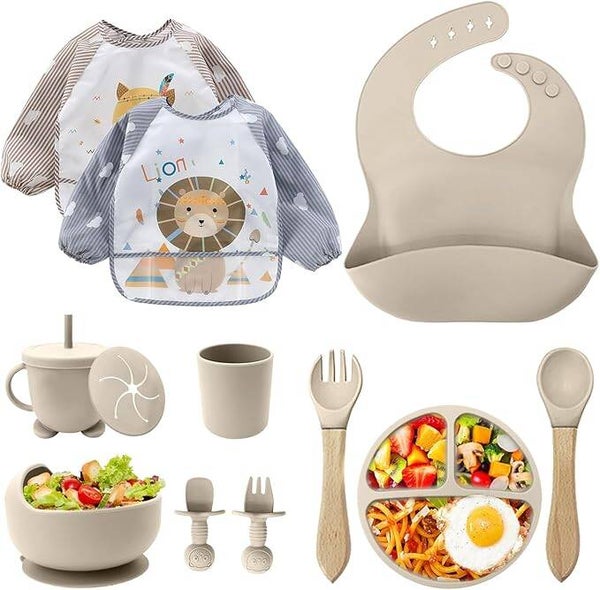Assiette Bebe, Lot de 12 Set Repas