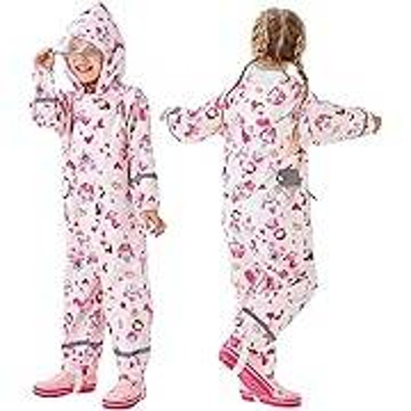 Combinaison de pluie Enfants Garçons Filles Imperméable á Capuche